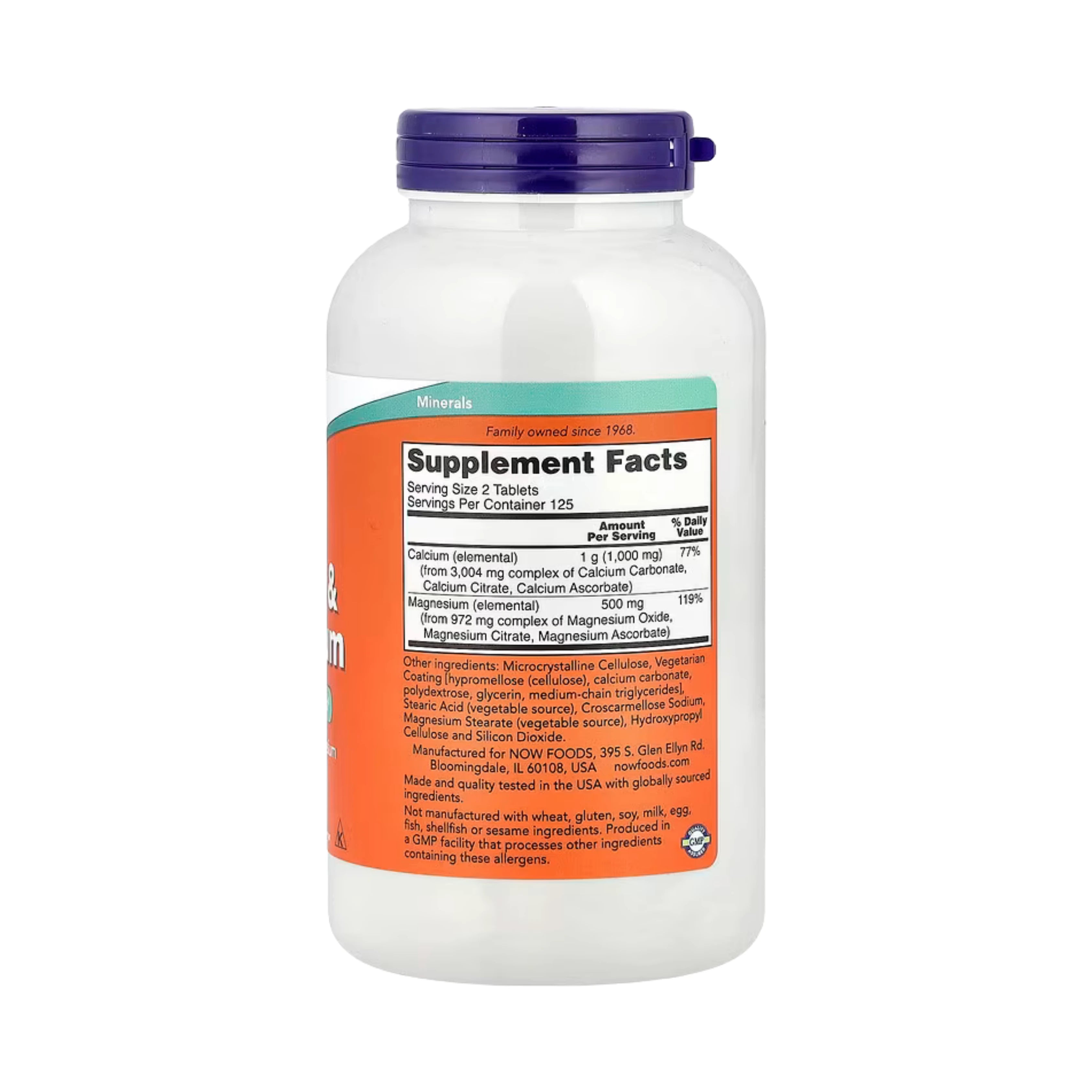 NOW Foods, Calcium & Magnesium, 250 Tablets