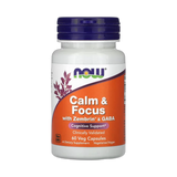 NOW Foods, Calm & Focus With Zembrin & GABA, 60 Veg Capsules