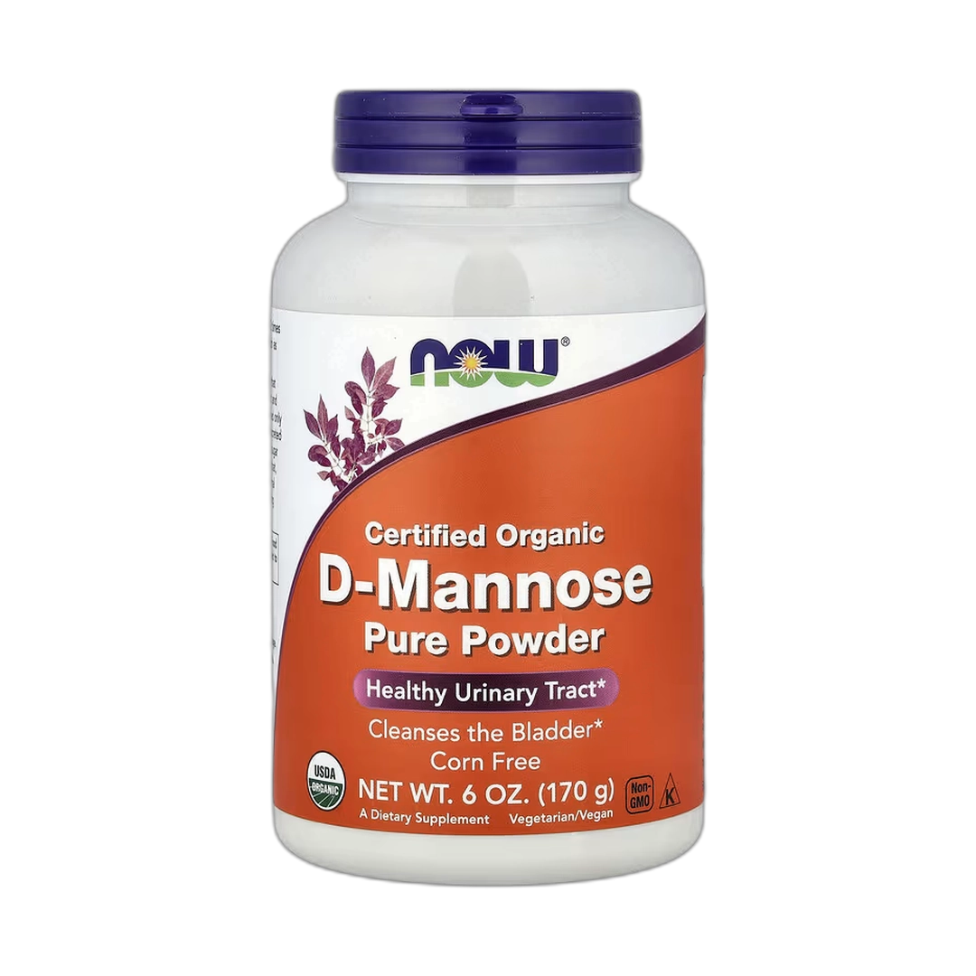 NOW Foods, Certified Organic D-Mannose Pure Powder, 6 oz, 170 g
