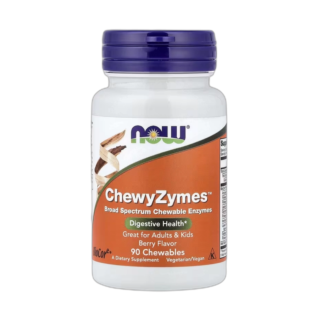 NOW Foods, ChewyZymes, Berry , 90 Chewables