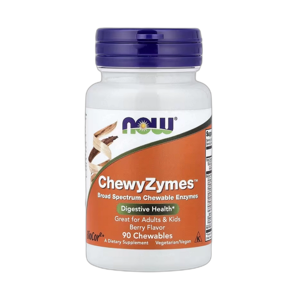 NOW Foods, ChewyZymes, Berry , 90 Chewables
