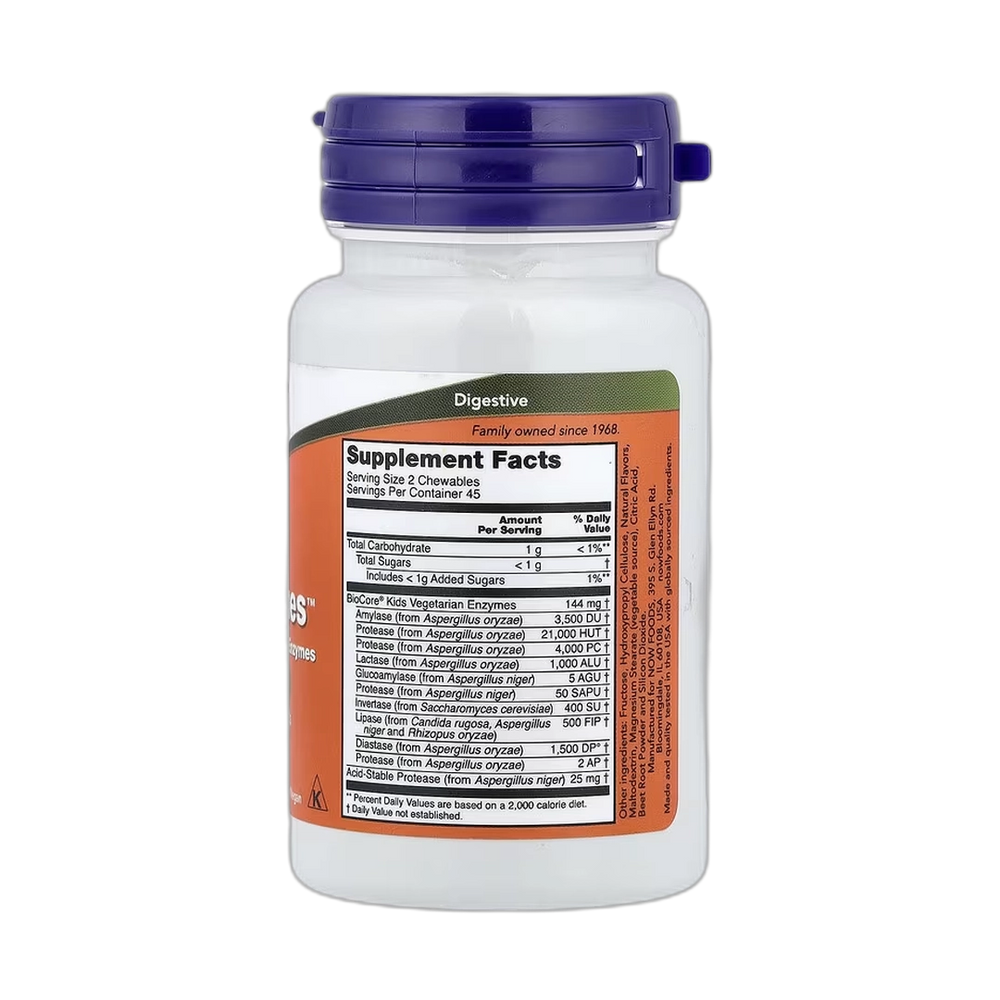 NOW Foods, ChewyZymes, Berry , 90 Chewables