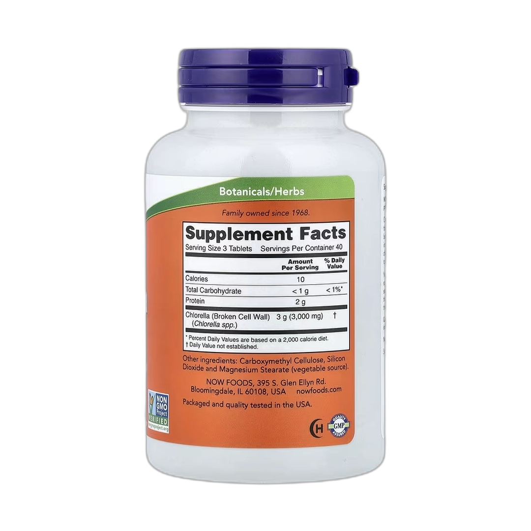 NOW Foods, Chlorella, 120 Tablets