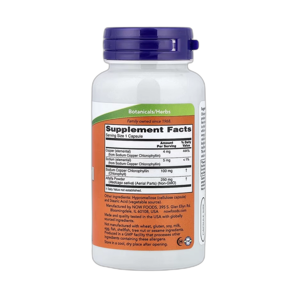 NOW Foods, Chlorophyll, 90 Capsules