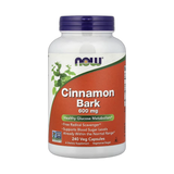 NOW Foods, Cinnamon Bark, 600 mg, 240 Veg Capsules