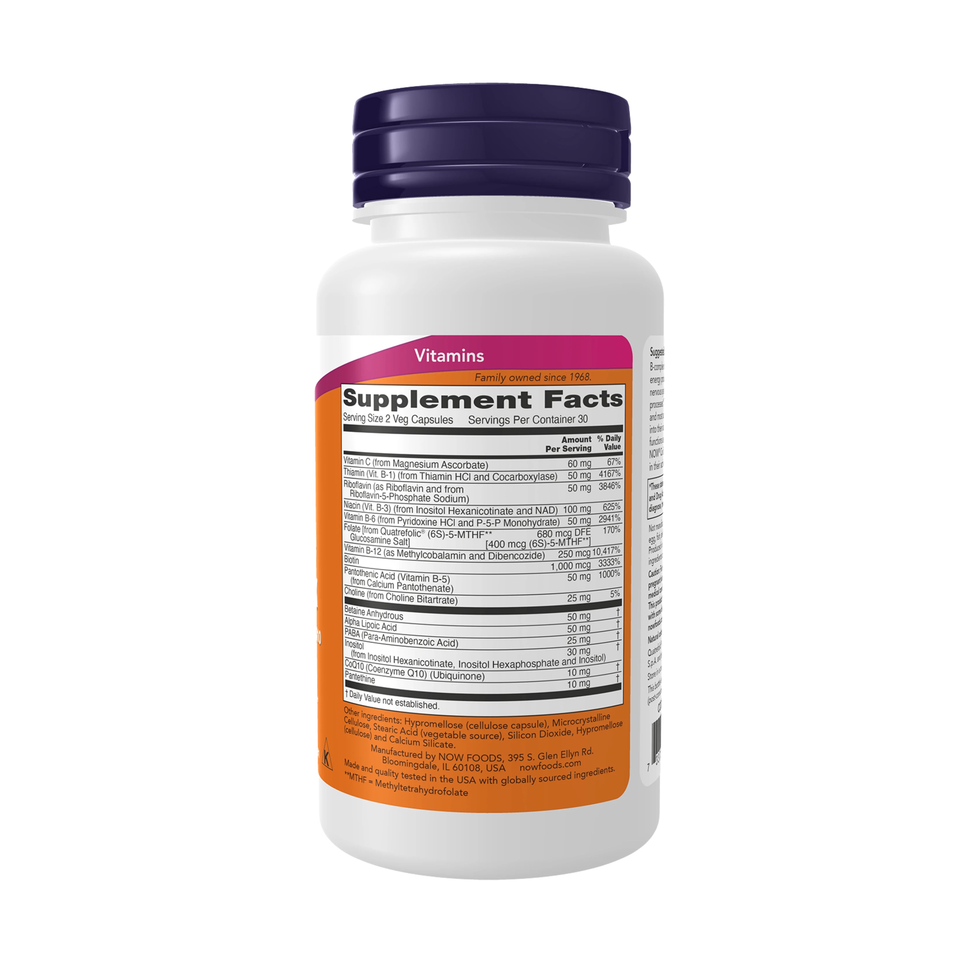 NOW Foods, Co-Enzyme B-Complex, 60 Veg Capsules