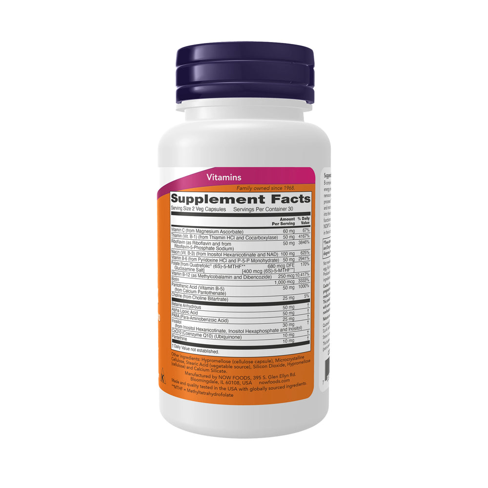 NOW Foods, Co-Enzyme B-Complex, 60 Veg Capsules