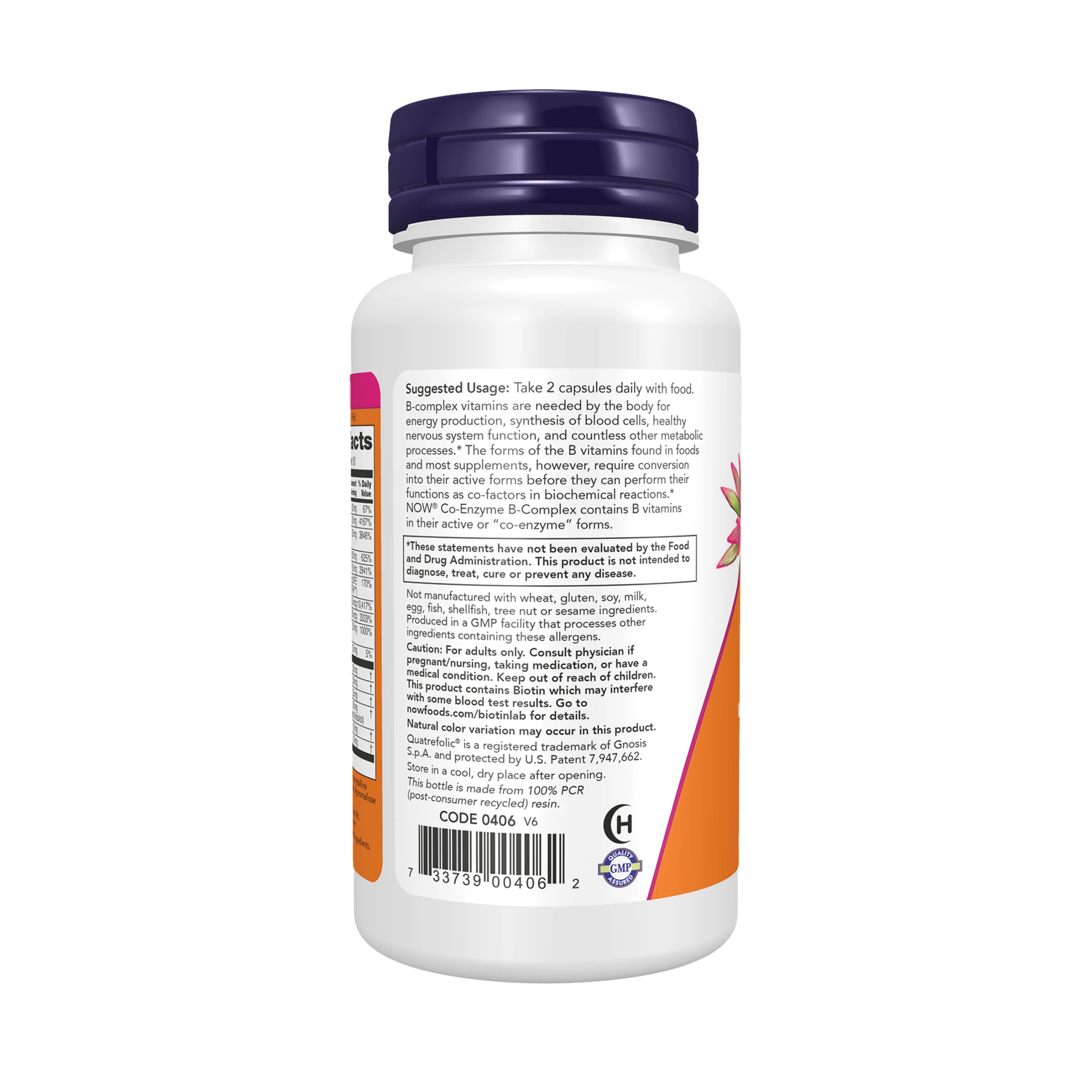NOW Foods, Co-Enzyme B-Complex, 60 Veg Capsules