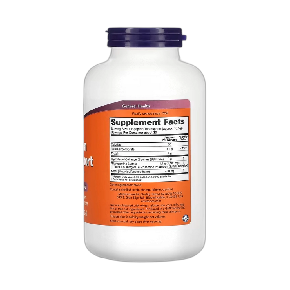 NOW Foods, Collagen Joint Support Powder, 11 oz, 312 g