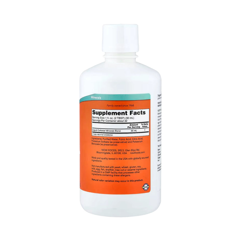 NOW Foods, Colloidal Minerals, 32 fl oz, 946 ml