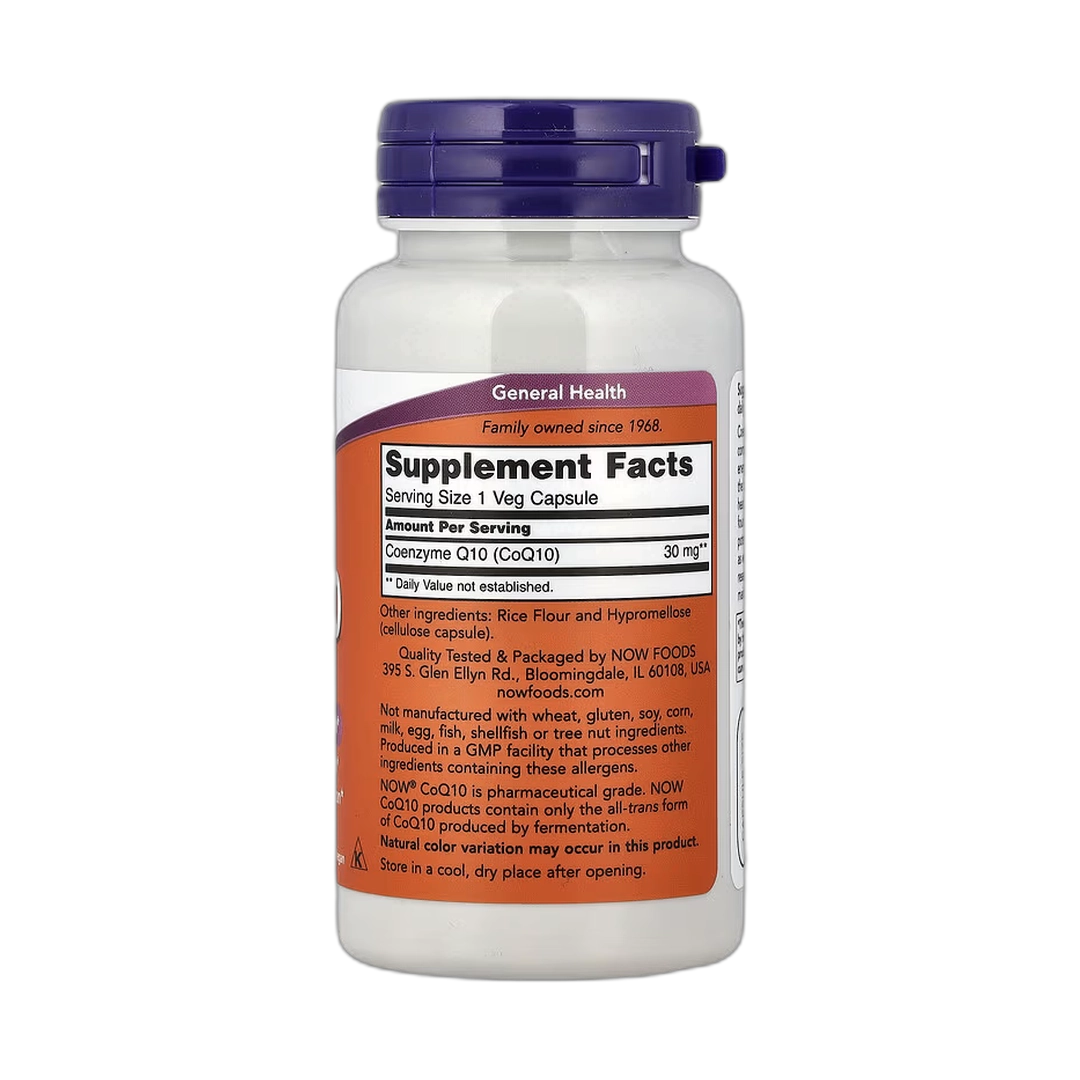NOW Foods, CoQ10, 30 mg, 120 Veg Capsules