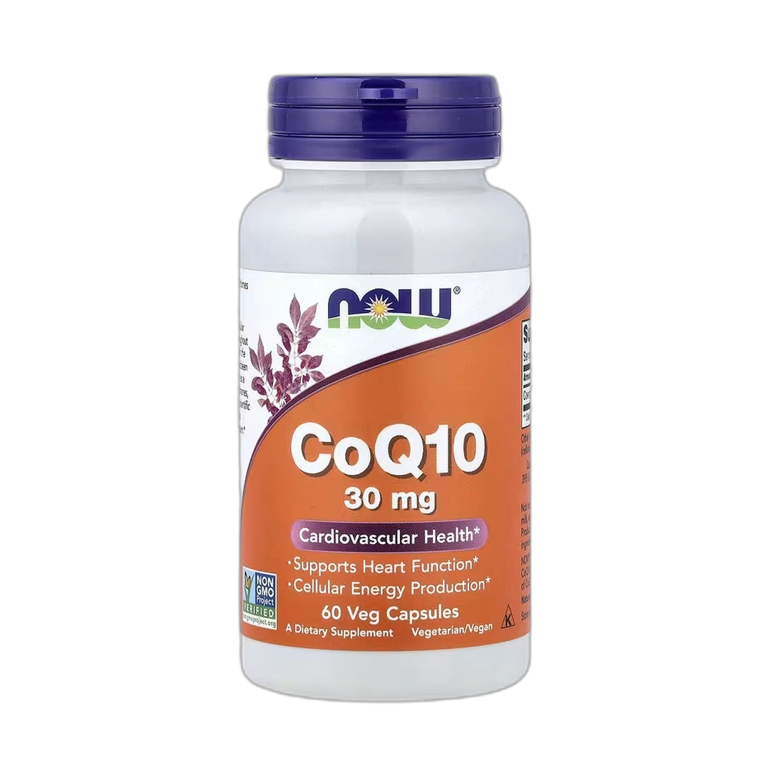NOW Foods, CoQ10, 30 mg, 60 Veg Capsules