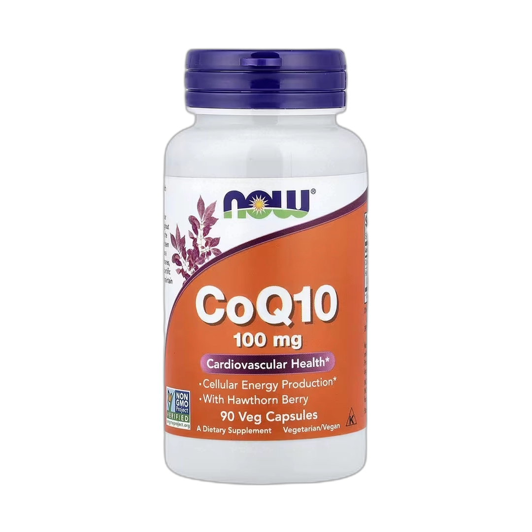 NOW Foods, CoQ10 With Hawthorn Berry, 90 Veg Capsules