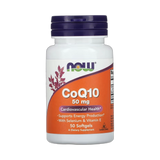 NOW Foods, CoQ10 With Selenium & Vitamin E, 50 Softgel
