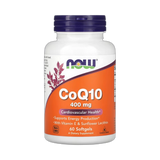 NOW Foods, CoQ10 With Vitamin E & Sunflower Lecithin, 60 Softgels