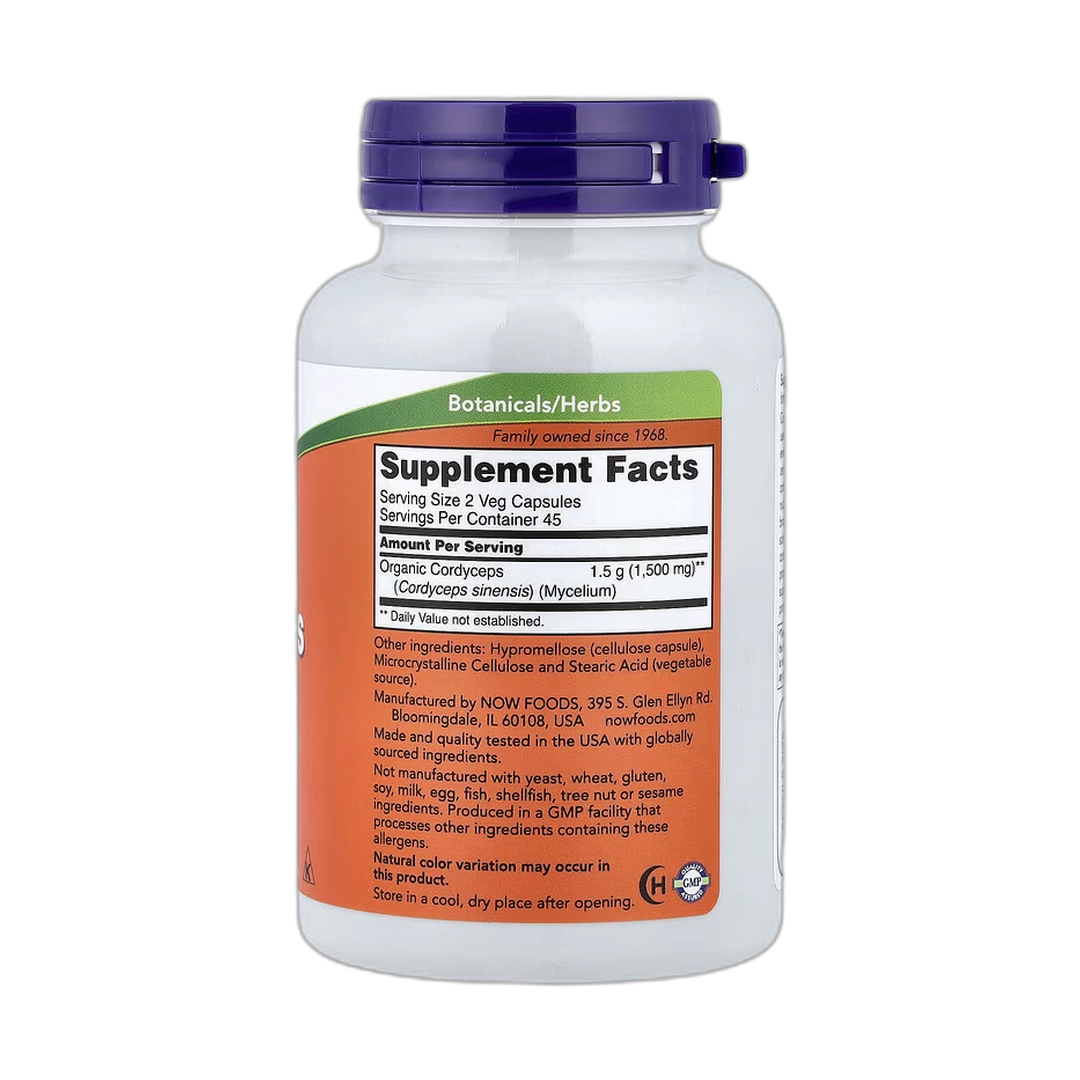 NOW Foods, Cordyceps, 90 Veg Capsules