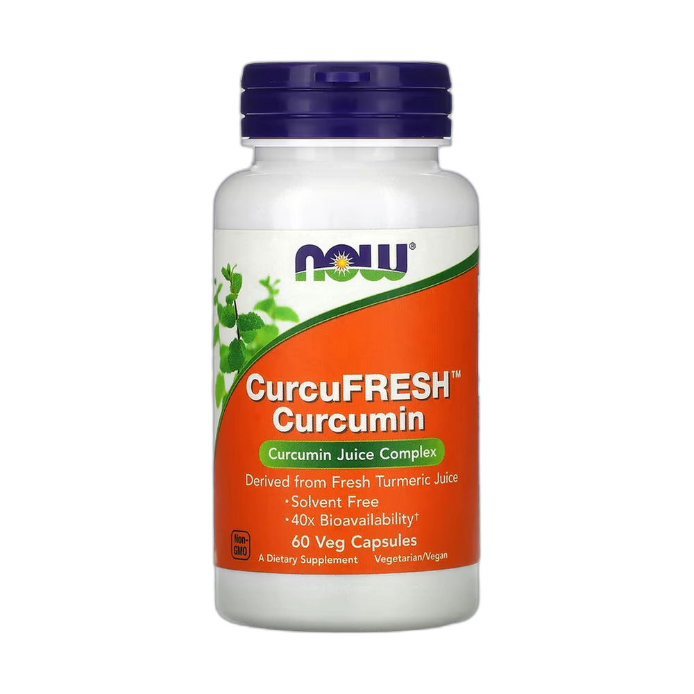 NOW Foods, CurcuFresh Curcumin, 500 mg, 60 Veg Capsules
