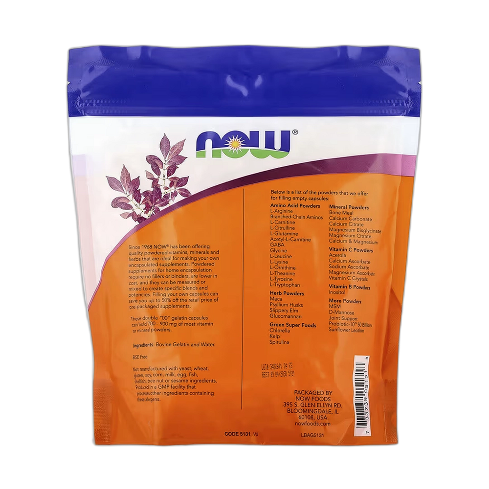NOW Foods, Double "00" Gelatin Caps, Approx. 750 Empty Gelatin Capsules