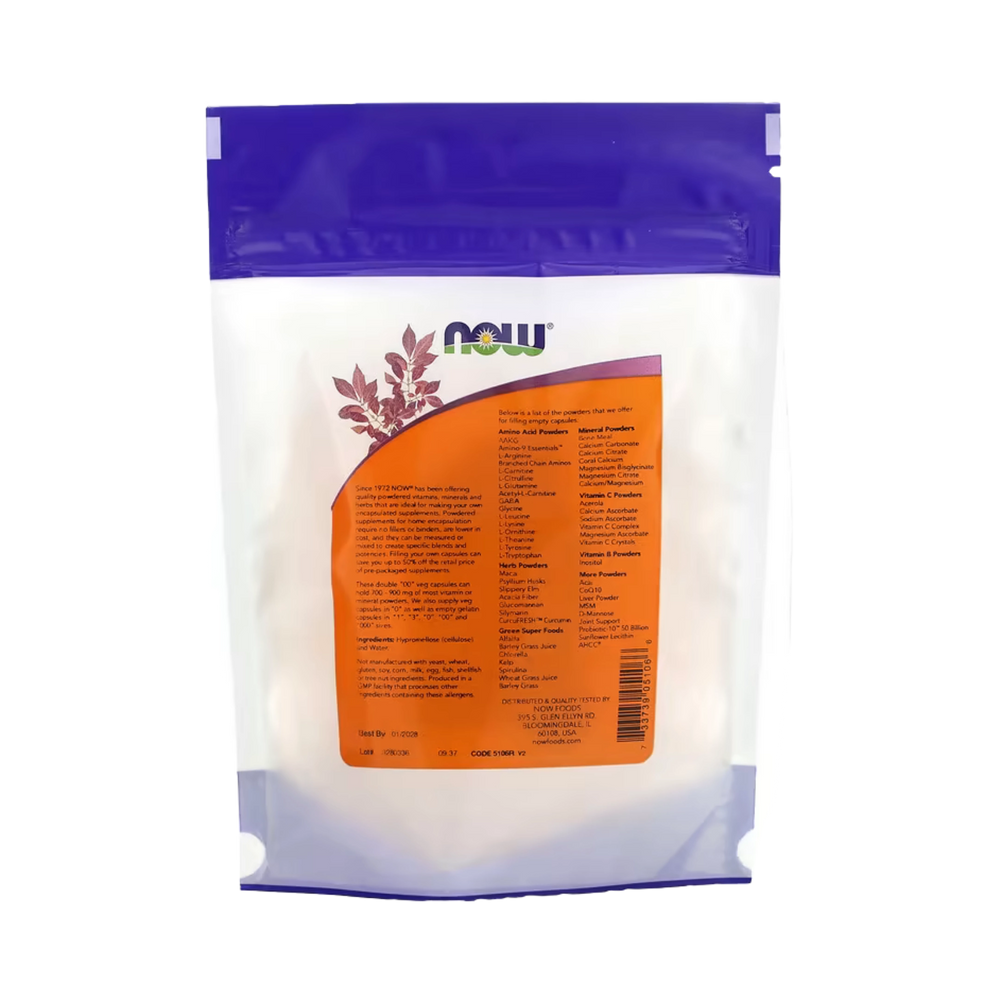 NOW Foods, Double "00" Veg Capsules, Approx. 250 Empty Veg Capsules