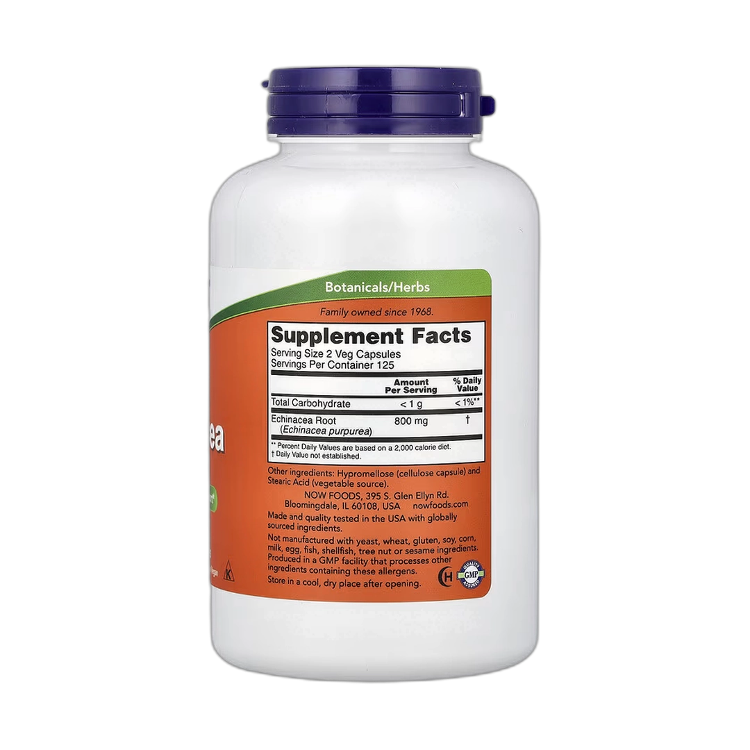 NOW Foods, Echinacea, 250 Veg Capsules