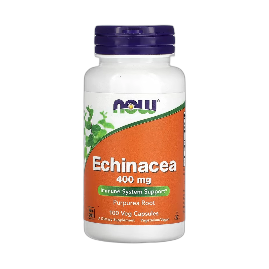 NOW Foods, Echinacea, 400 mg, 100 Veg Capsules