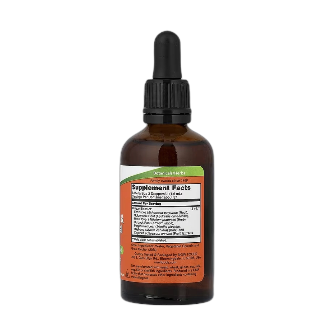 NOW Foods, Echinacea & Goldenseal Plus, 2 fl oz, 59 ml