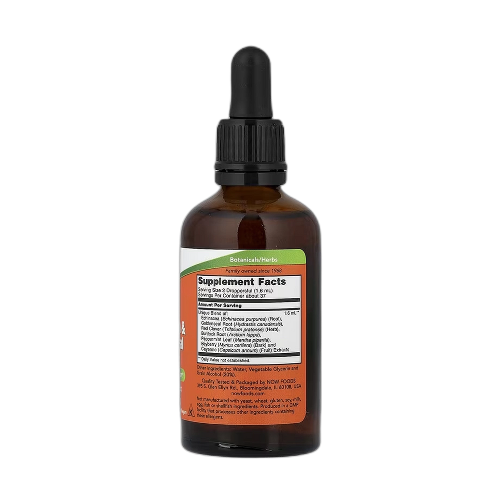 NOW Foods, Echinacea & Goldenseal Plus, 2 fl oz, 59 ml