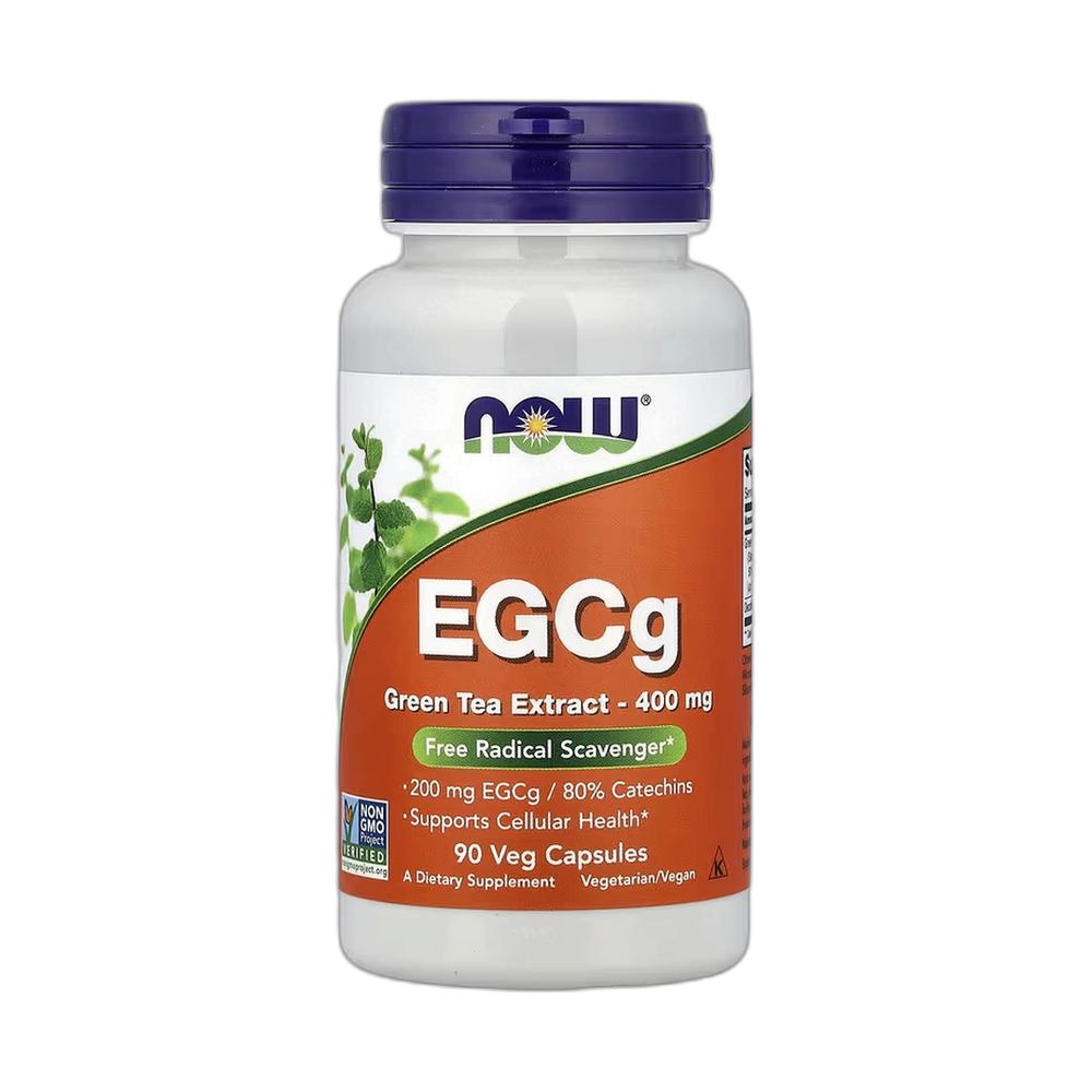 NOW Foods, EGCg, Green Tea Extract, 400 mg, 90 Veg Capsules