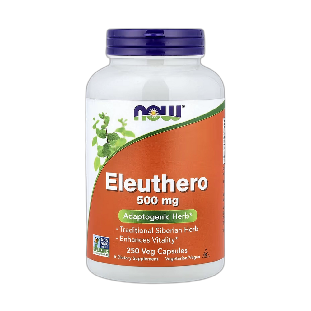 NOW Foods, Eleuthero, 500 mg, 250 Veg Capsules