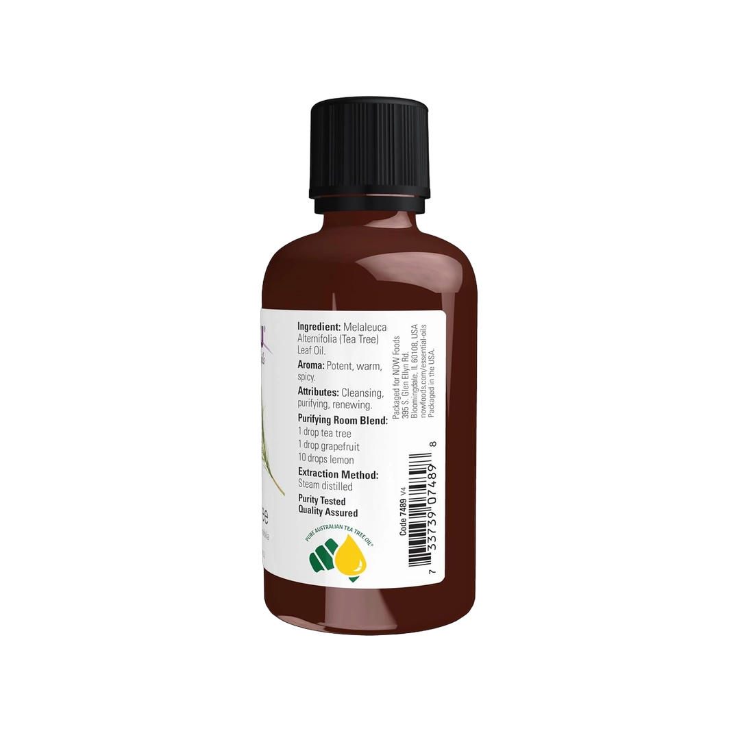 NOW Foods, Essential Oil, Tea Tree, 2 fl oz, 59 ml