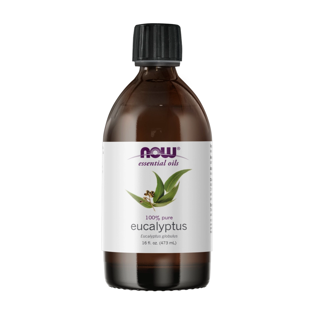 NOW Foods, Essential Oils, 100% Pure Eucalyptus, 16 fl oz, 473 ml