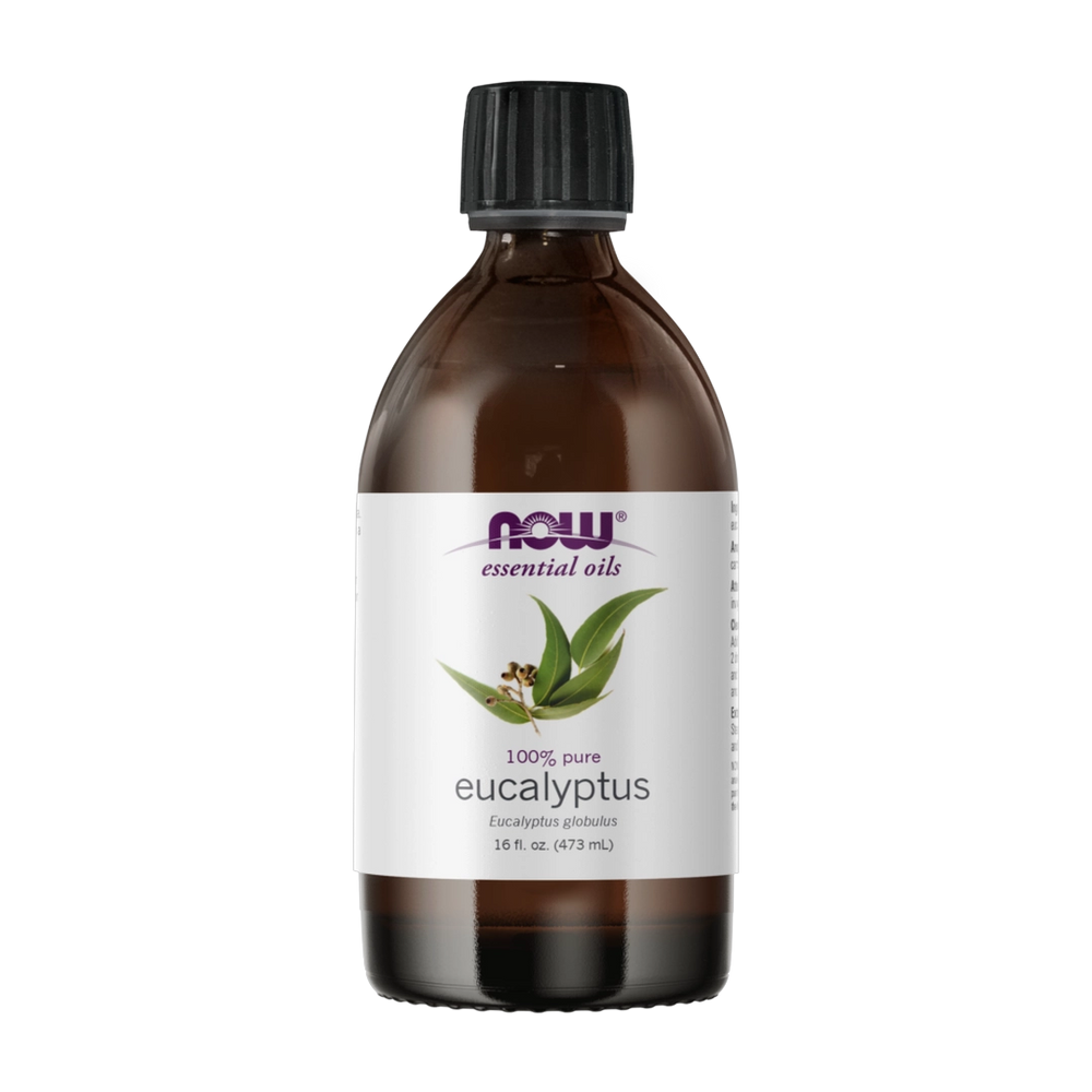 NOW Foods, Essential Oils, 100% Pure Eucalyptus, 16 fl oz, 473 ml