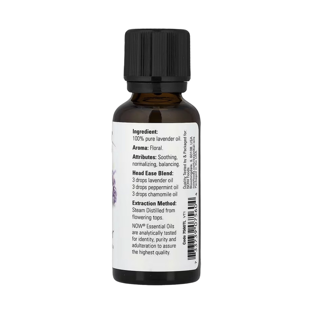 NOW Foods, Essential Oils, 100% Pure, Lavender, 1 fl oz, 30 ml