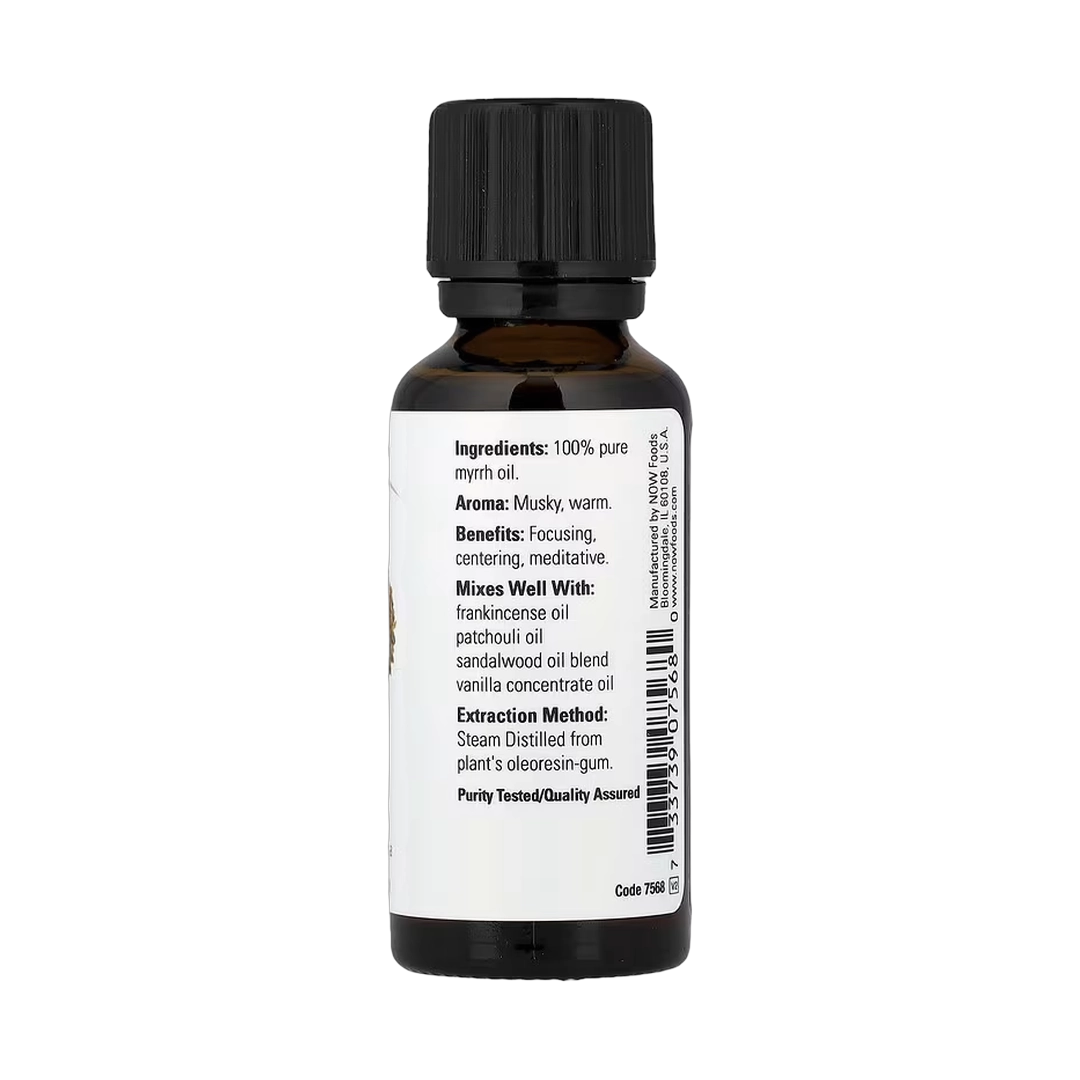 NOW Foods, Essential Oils, 100% Pure Myrrh, 1 fl oz, 30 ml