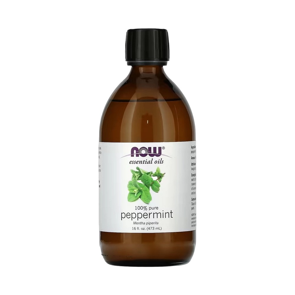 NOW Foods, Essential Oils, 100% Pure Peppermint, 16 fl oz, 473 ml