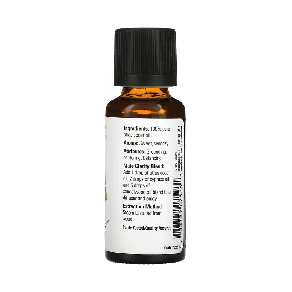 NOW Foods, Essential Oils, Atlas Cedar, 1 fl oz, 30 ml