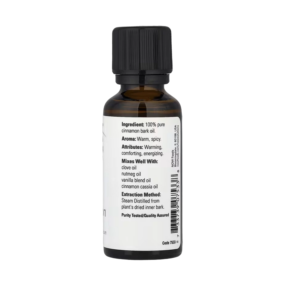 NOW Foods, Essential Oils, Cinnamon Bark, 1 fl oz, 30 ml