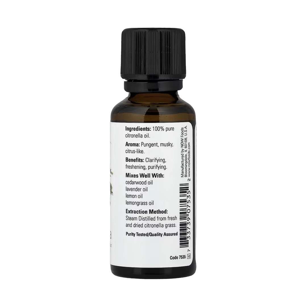 NOW Foods, Essential Oils, Citronella, 1 fl oz, 30 ml