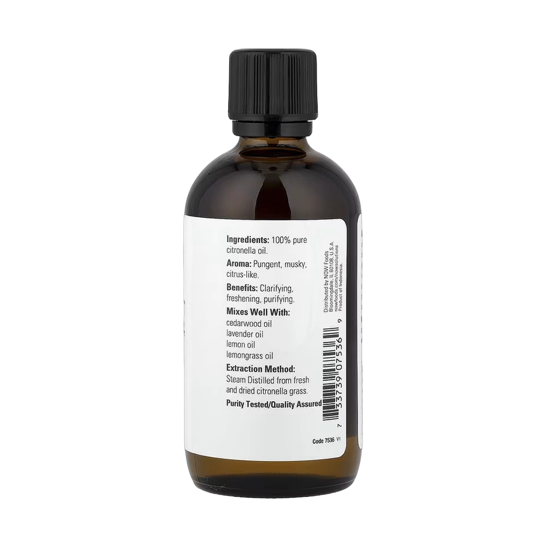 NOW Foods, Essential Oils, Citronella, 4 fl oz, 118 ml
