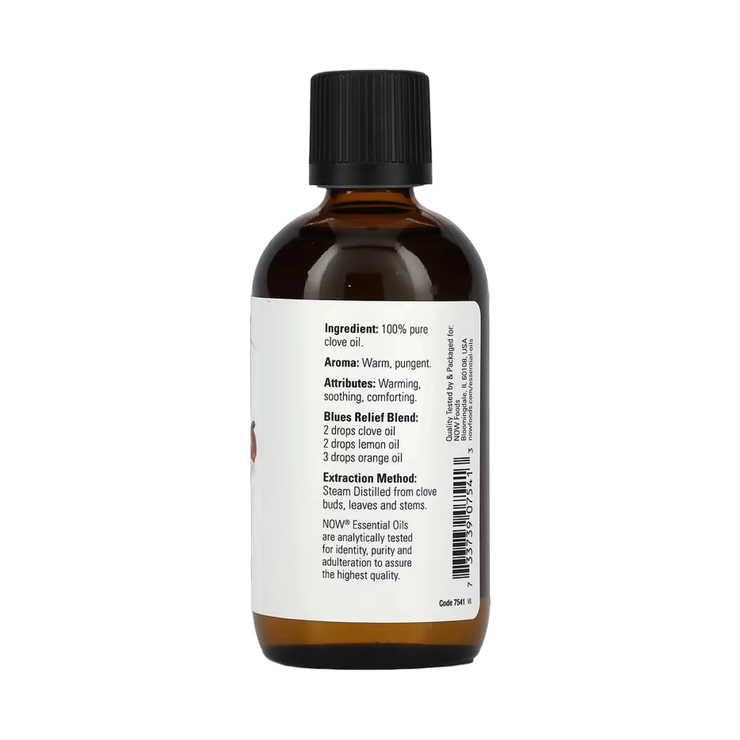NOW Foods, Essential Oils, Clove, 4 fl oz, 118 ml