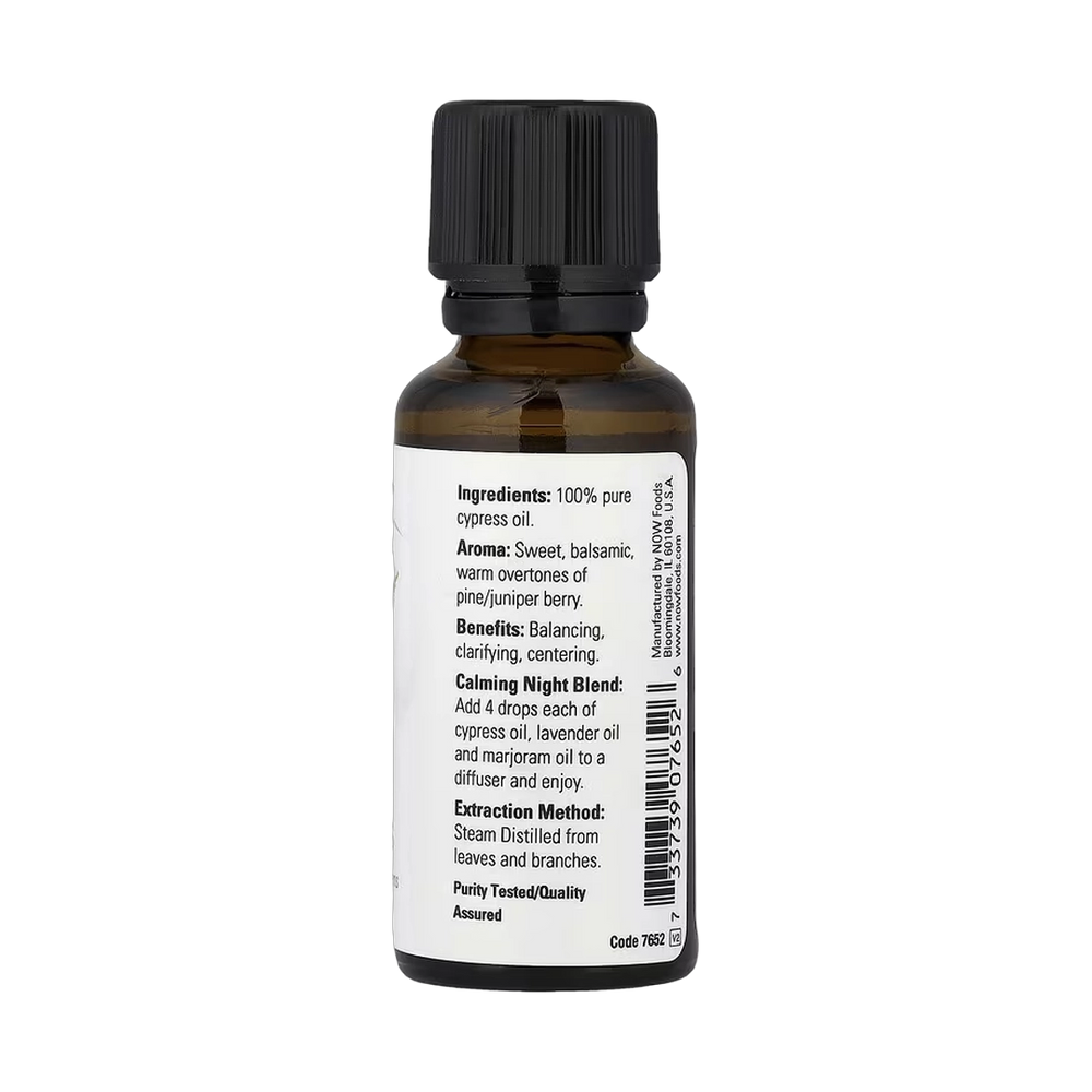 NOW Foods, Essential Oils, Cypress, 1 fl oz, 30 ml