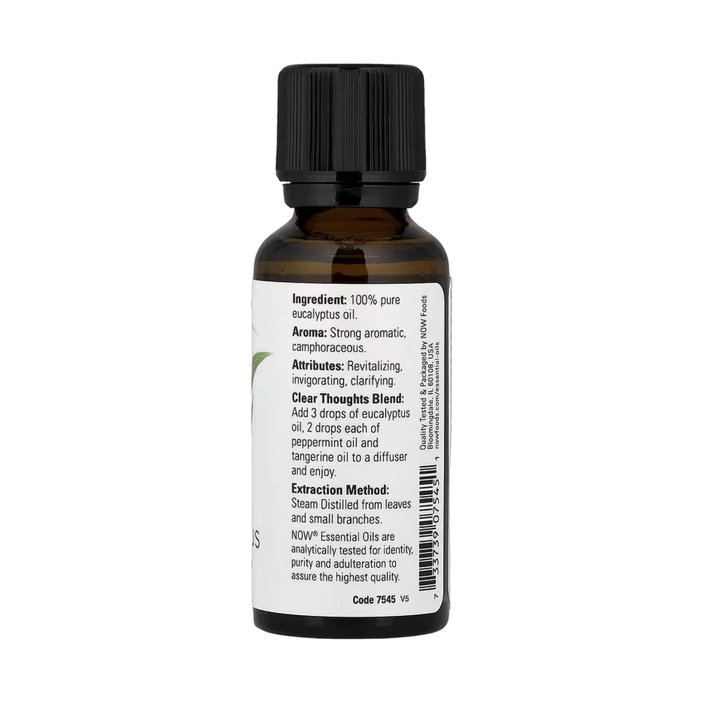 NOW Foods, Essential Oils, Eucalyptus, 1 fl oz, 30 ml