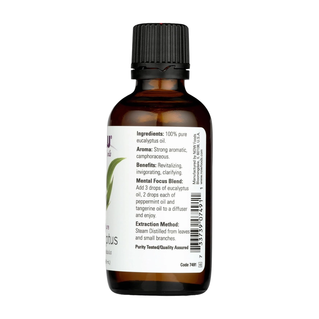 NOW Foods, Essential Oils, Eucalyptus, 2 fl oz, 59 ml