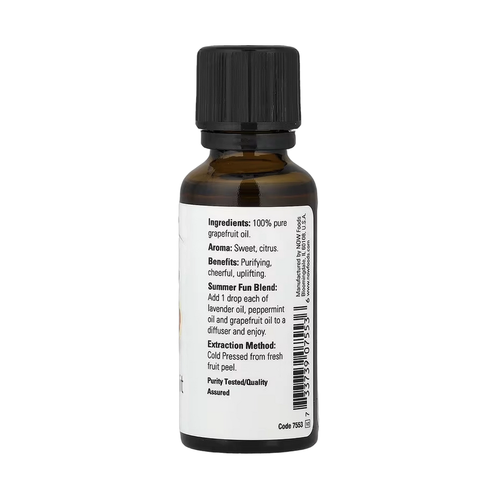 NOW Foods, Essential Oils, Grapefruit, 1 fl oz, 30 ml