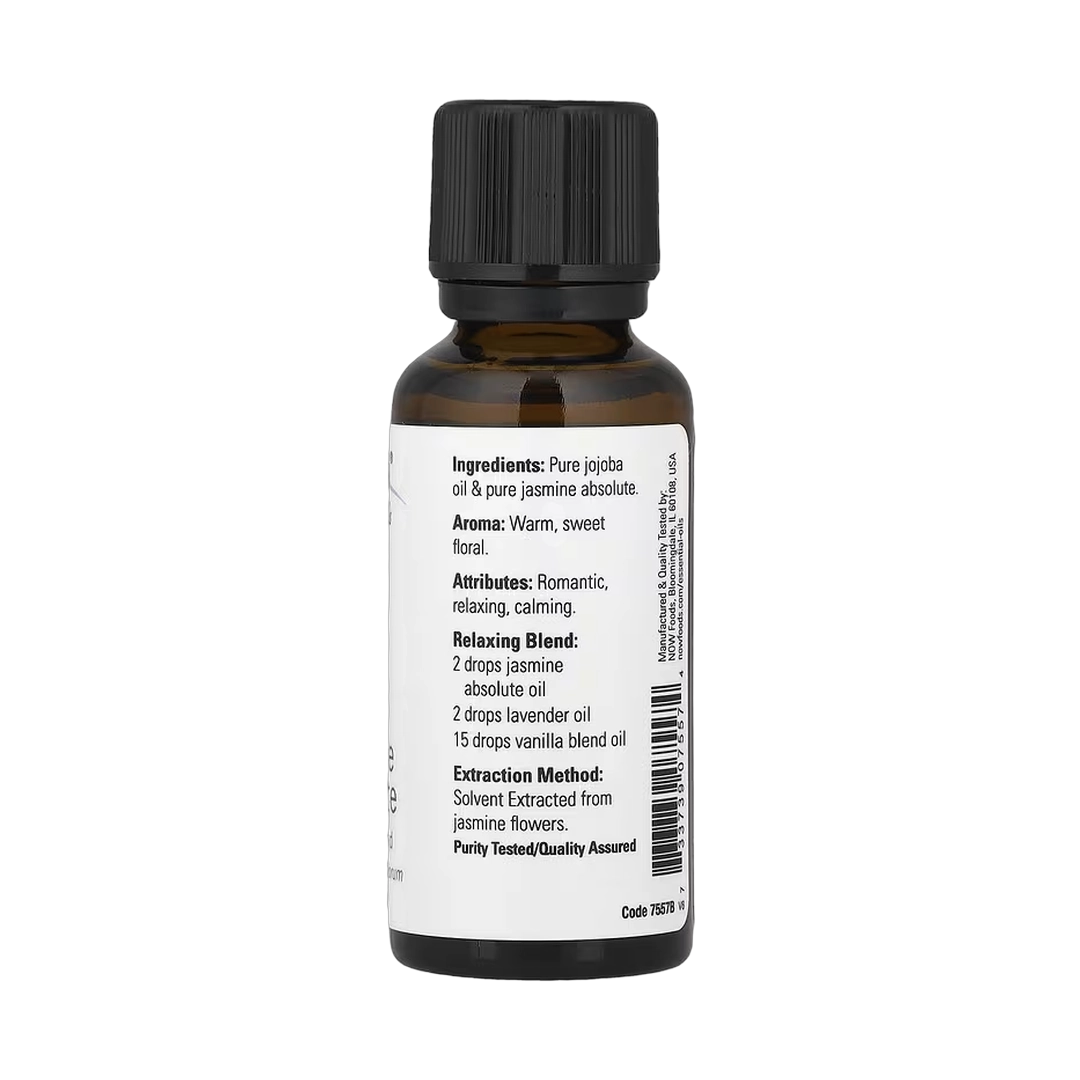 NOW Foods, Essential Oils, Jasmine Absolute, 1 fl oz, 30 ml