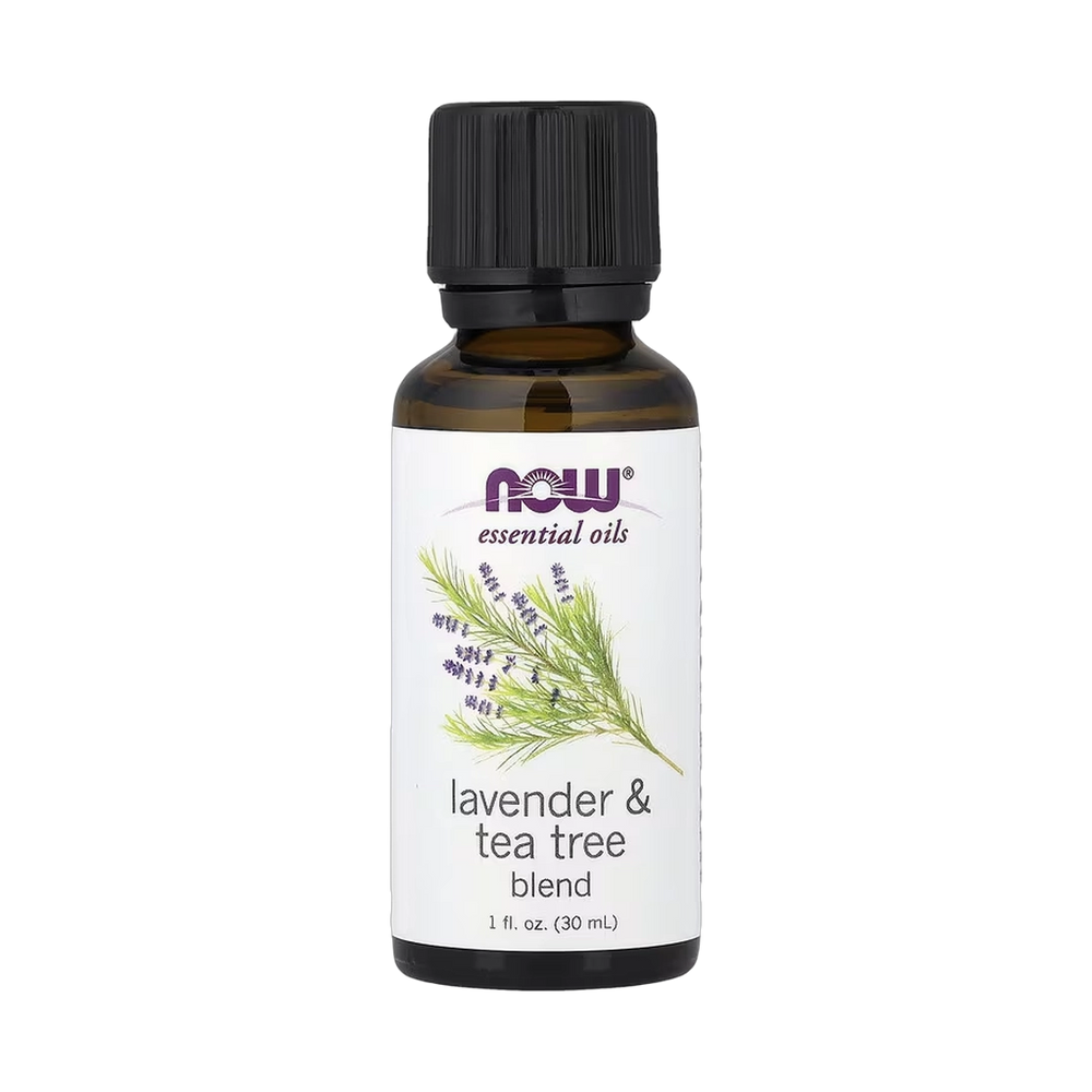 NOW Foods, Essential Oils, Lavender & Tea Tree Blend, 1 fl oz, 30 ml