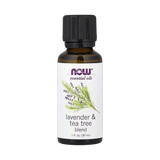 NOW Foods, Essential Oils, Lavender & Tea Tree Blend, 1 fl oz, 30 ml