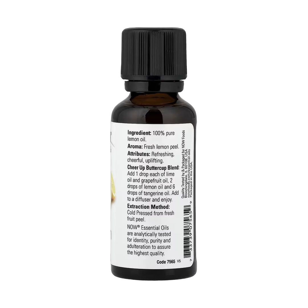 NOW Foods, Essential Oils, Lemon, 1 fl oz, 30 ml