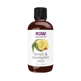 NOW Foods, Essential Oils, Lemon & Eucalyptus Blend, 4 fl. Oz, 118 ml