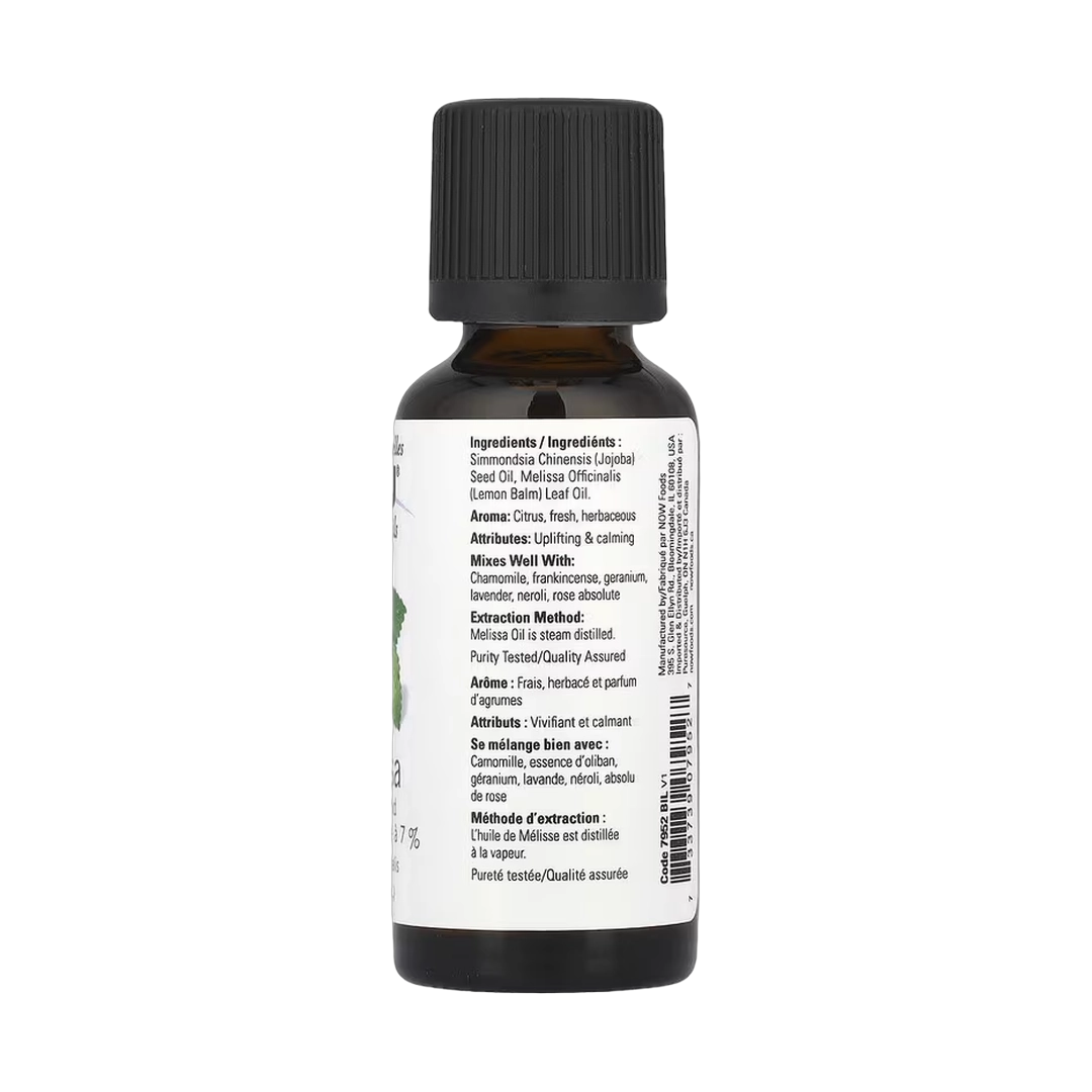 NOW Foods, Essential Oils, Melissa , 1 fl oz, 30 ml